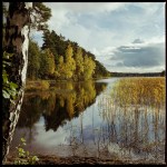 Autumn view ove the little&nbsp;lake